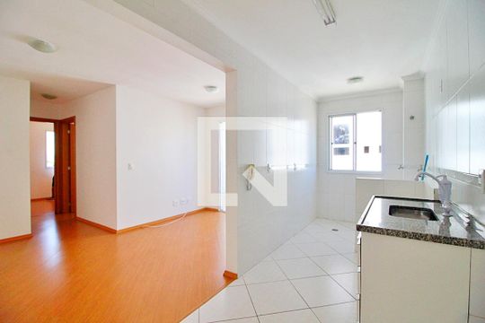Sala/Cozinha/Área de Serviço de apartamento à venda com 2 quartos, 52m² em Vila Sao Pedro, Santo André
