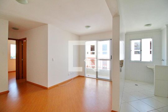 Sala/Cozinha de apartamento à venda com 2 quartos, 52m² em Vila Sao Pedro, Santo André