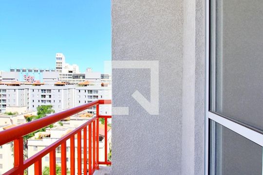 Varanda da Sala de apartamento à venda com 2 quartos, 52m² em Vila Sao Pedro, Santo André