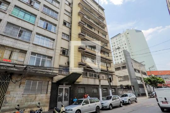 Fachada do bloco de apartamento à venda com 1 quarto, 47m² em Liberdade, São Paulo