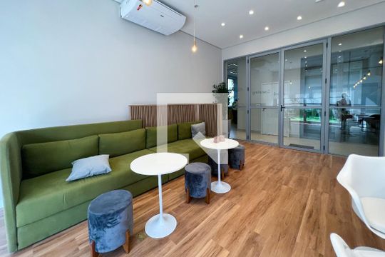 Área comum de apartamento para alugar com 1 quarto, 31m² em Indianópolis, São Paulo