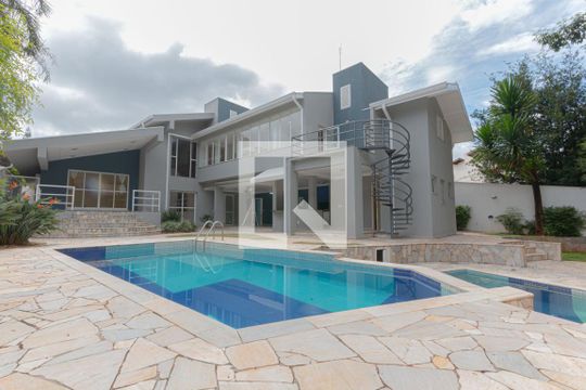 Área comum - Piscina de casa de condomínio para alugar com 5 quartos, 480m² em Loteamento Residencial Barão do Café, Campinas