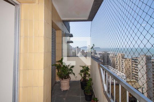 Quarto - Varanda de apartamento para alugar com 3 quartos, 320m² em Barra Funda, Guarujá