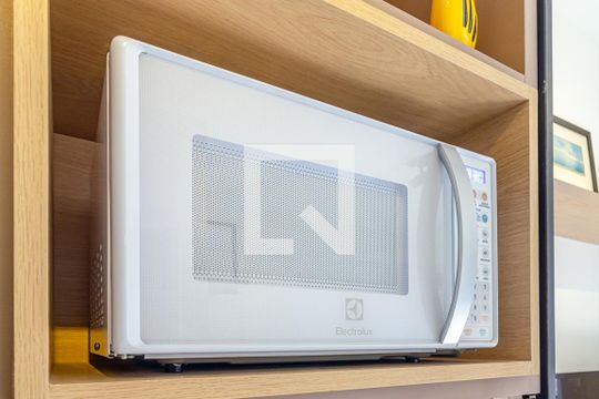 Cozinha de kitnet/studio à venda com 1 quarto, 23m² em República, São Paulo