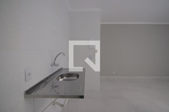 Sala/cozinha
 de apartamento para alugar com 2 quartos, 45m² em Jardim Jaú (zona Leste), São Paulo