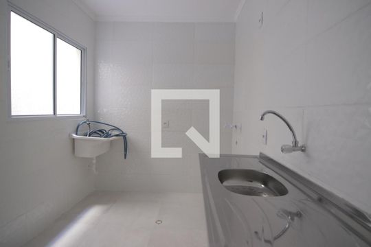 Sala/cozinha
 de apartamento para alugar com 2 quartos, 45m² em Jardim Jaú (zona Leste), São Paulo