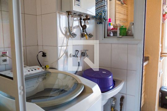 Área de Serviço de apartamento à venda com 2 quartos, 60m² em Campestre, Santo André