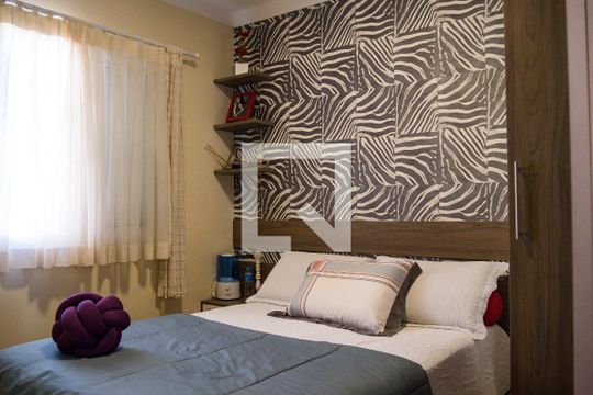 Suíte  de apartamento à venda com 2 quartos, 60m² em Campestre, Santo André