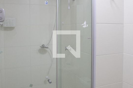 Banheiro da Suíte de apartamento à venda com 1 quarto, 32m² em Barra Funda, São Paulo