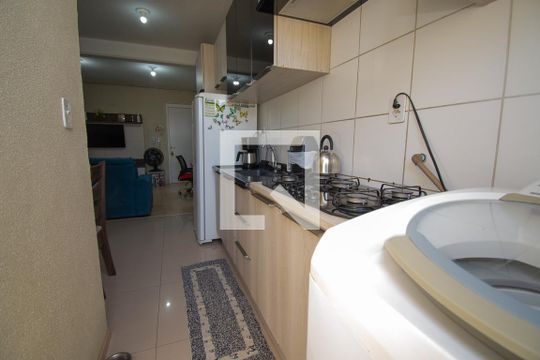 Cozinha de apartamento à venda com 2 quartos, 50m² em Duque de Caxias, São Leopoldo