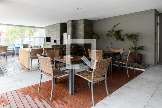 Área comum - Churrasqueira de apartamento à venda com 3 quartos, 121m² em Pinheiros, São Paulo