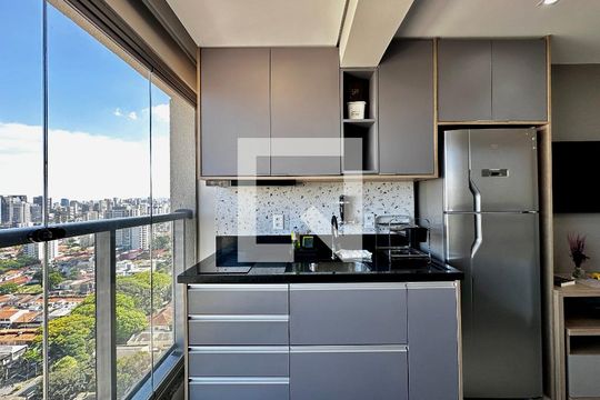 Cozinha de kitnet/studio à venda com 0 quarto, 25m² em Santo Amaro, São Paulo