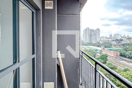 Varanda do Studio de kitnet/studio à venda com 1 quarto, 27m² em Vila Esperança, São Paulo