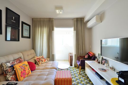 Sala/Cozinha de apartamento à venda com 2 quartos, 54m² em Vila da Saúde, São Paulo