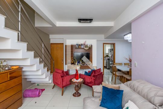 Sala de apartamento à venda com 3 quartos, 160m² em Luxemburgo, Belo Horizonte