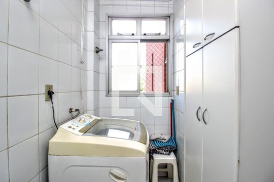 Área de Serviço de apartamento à venda com 3 quartos, 90m² em Grajaú, Belo Horizonte