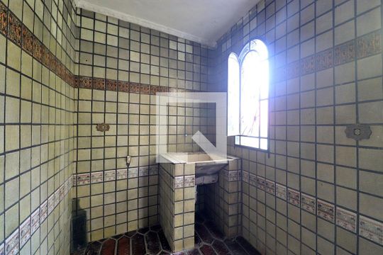 Área de Serviço de casa para alugar com 1 quarto, 60m² em Jardim Sônia Maria, Santo André