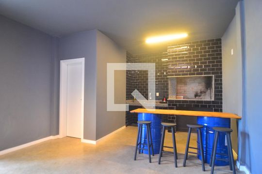 Salão de festas de kitnet/studio para alugar com 1 quarto, 30m² em Marechal Rondon, Canoas