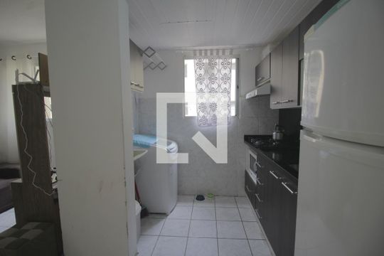 Cozinha e Área de Serviço de apartamento à venda com 2 quartos, 40m² em Guajuviras, Canoas