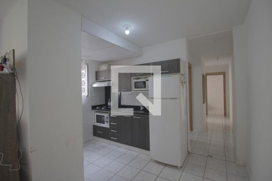Cozinha e Área de Serviço de apartamento à venda com 2 quartos, 40m² em Guajuviras, Canoas