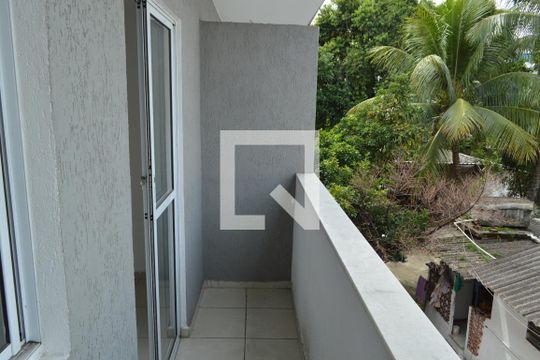 Varanda do Quarto 1 de casa de condomínio à venda com 2 quartos, 75m² em Taquara, Rio de Janeiro