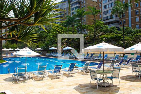 Área comum - Piscina de apartamento à venda com 3 quartos, 130m² em Paraíso do Morumbi, São Paulo