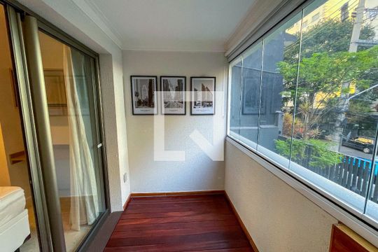 Varanda de apartamento para alugar com 1 quarto, 23m² em Vila Madalena, São Paulo