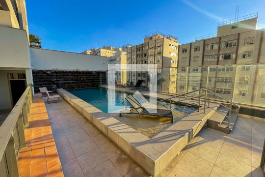 Área comum - Piscina de apartamento para alugar com 1 quarto, 23m² em Vila Madalena, São Paulo