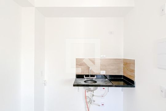Cozinha de kitnet/studio à venda com 1 quarto, 21m² em Belenzinho, São Paulo