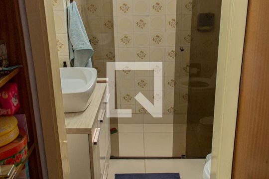 Banheiro da Suíte de apartamento à venda com 3 quartos, 100m² em Freguesia do Ó, São Paulo