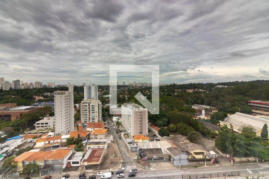 Sala, vista de kitnet/studio à venda com 1 quarto, 29m² em Jardim das Acacias, São Paulo