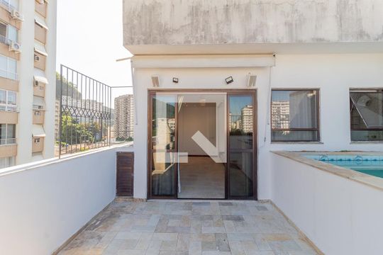 Terraço cobertura  de apartamento à venda com 2 quartos, 119m² em Botafogo, Rio de Janeiro