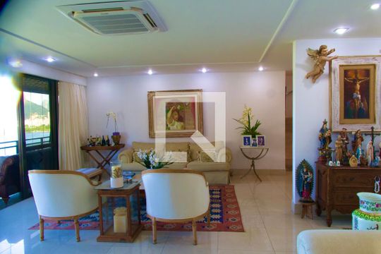 Sala de apartamento à venda com 4 quartos, 540m² em Lagoa, Rio de Janeiro