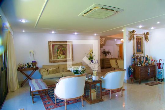 Sala de apartamento à venda com 4 quartos, 540m² em Lagoa, Rio de Janeiro