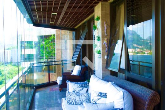 Varanda de apartamento à venda com 4 quartos, 540m² em Lagoa, Rio de Janeiro