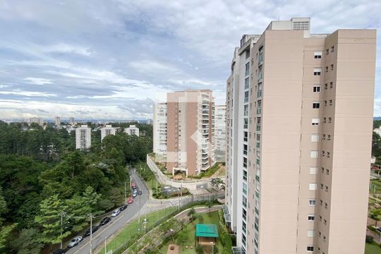 Vista da Varanda de apartamento à venda com 2 quartos, 125m² em Tamboré, Santana de Parnaíba