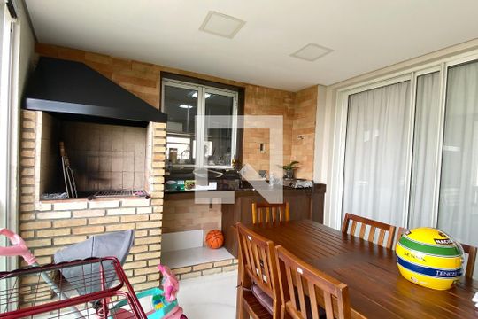 Varanda gourmet de apartamento à venda com 2 quartos, 125m² em Tamboré, Santana de Parnaíba