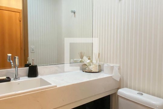 Lavabo de apartamento à venda com 2 quartos, 125m² em Tamboré, Santana de Parnaíba