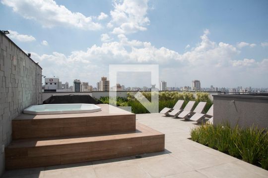 Área Comum - Hidromassagem de kitnet/studio à venda com 1 quarto, 30m² em Mirandópolis, São Paulo