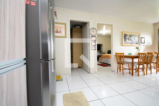 cozinha de casa à venda com 2 quartos, 120m² em Santo Andre, São Leopoldo