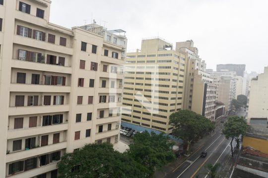 Vista da Sala de apartamento para alugar com 1 quarto, 51m² em Bela Vista, São Paulo