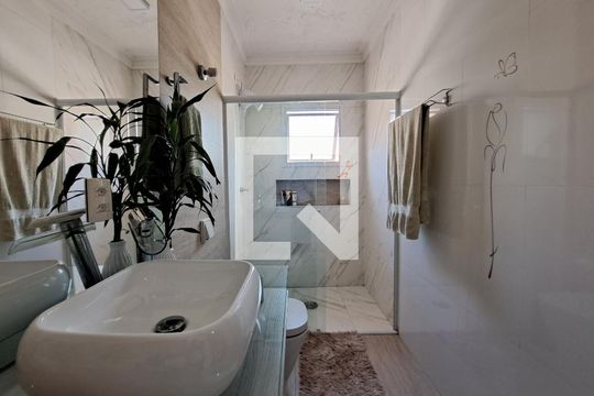 Banheiro - Suíte de casa à venda com 3 quartos, 270m² em Osvaldo Cruz, São Caetano do Sul