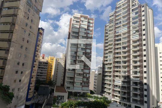 Vista da Sala de kitnet/studio à venda com 1 quarto, 37m² em Bela Vista, São Paulo