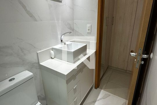 Banheiro da Suíte de apartamento à venda com 3 quartos, 84m² em Jacarepaguá, Rio de Janeiro
