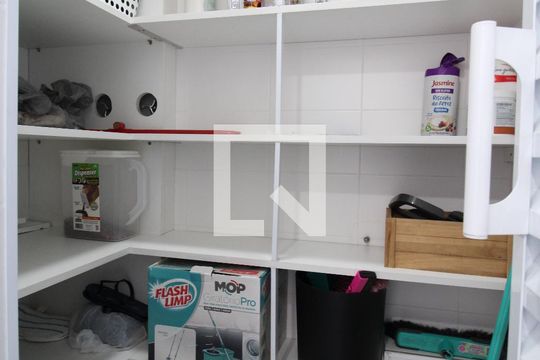 Área de serviço - Armários  de apartamento para alugar com 2 quartos, 88m² em Barra Funda, São Paulo