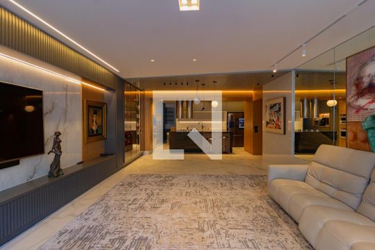 Detalhe da sala  de apartamento à venda com 2 quartos, 147m² em Leblon, Rio de Janeiro