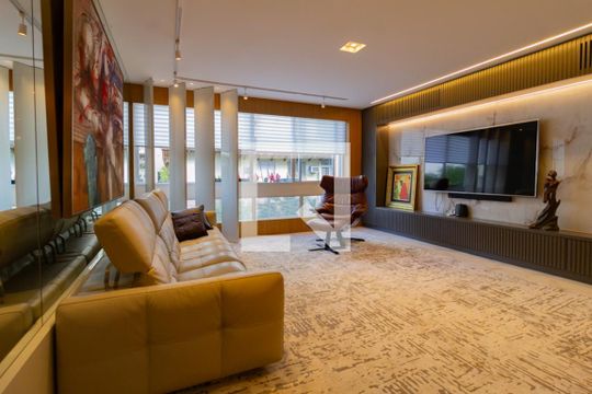 Detalhe da sala  de apartamento à venda com 2 quartos, 147m² em Leblon, Rio de Janeiro
