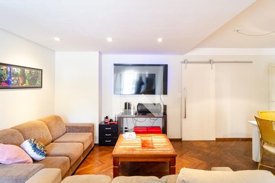 Sala de apartamento à venda com 3 quartos, 126m² em Vila Mascote, São Paulo