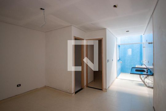 Sala-Cozinha de apartamento para alugar com 2 quartos, 36m² em Jardim Helian, São Paulo