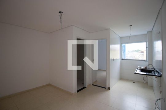 Sala-Cozinha de apartamento para alugar com 2 quartos, 38m² em Jardim Helian, São Paulo